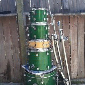 Dw collectors drum set,refurbished new heads, 5 pc
